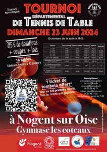 Lire la suite à propos de l’article Tournoi départemental ZUP JEUNES dimanche 23 JUIN 204