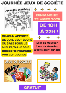 Lire la suite à propos de l’article Journée détente dimanche 23 mars 2025